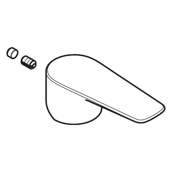 Hansgrohe Griff für Talis E, Chrom geschraubt, 92687000