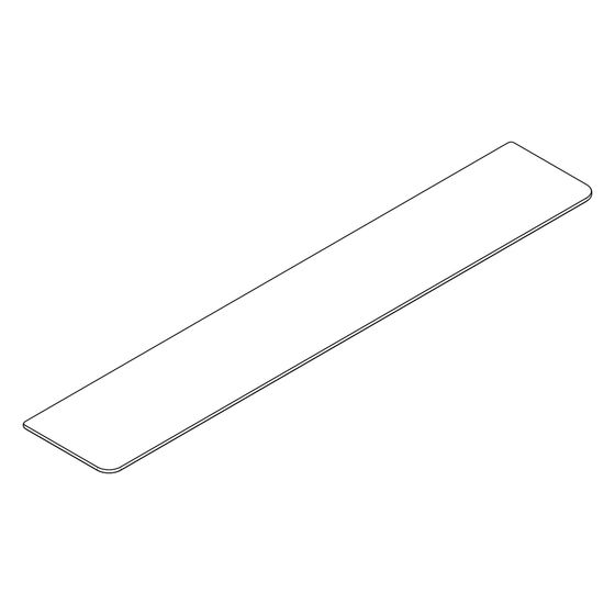 hansgrohe Glasabdeckung, Chrom