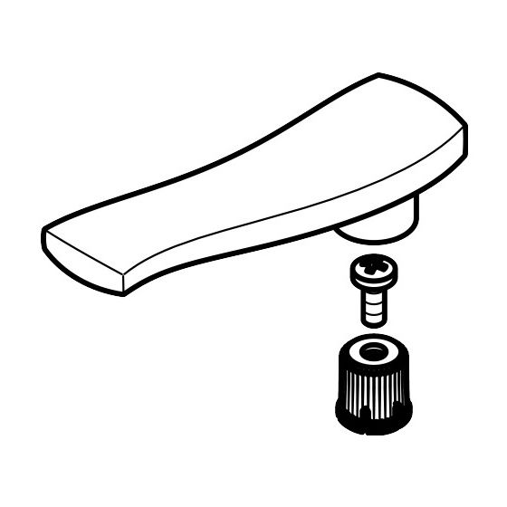 Hansgrohe Metropol Hebel-GriffClassic kalt, Chrom, 92822000