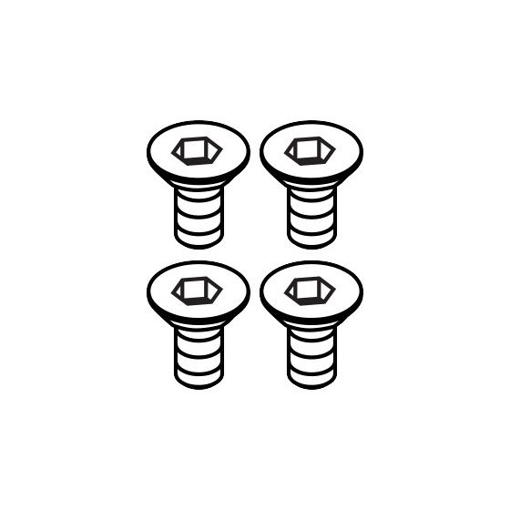 Hansgrohe Schraubenset, Chrom, 92834000