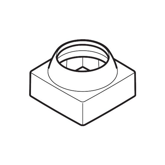 Hansgrohe Kappe für Metropol Wandaufputz, Mattschwarz, 93078670