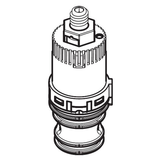 Hansgrohe AXOR Absperreinheit für Uno AV-P DN 5 invers, 92980000