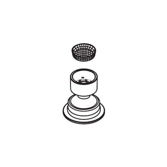 Hansgrohe Luftdüse Kopfbrause, Brushed Bronze, 93127140