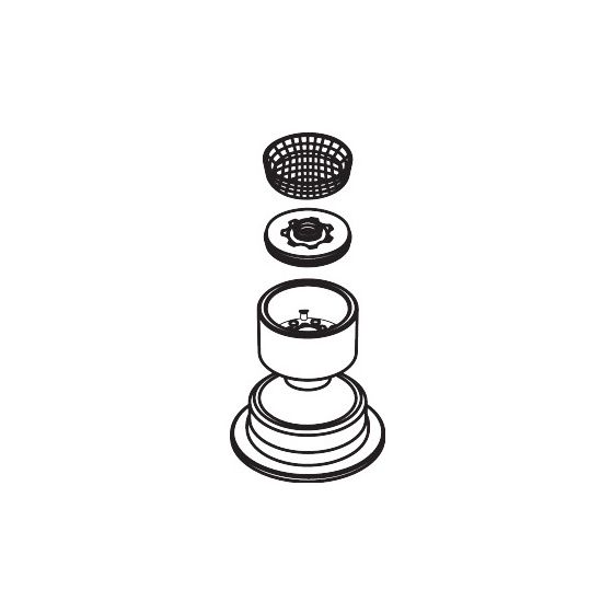 Hansgrohe Luftdüse Raindance E 1jet 1.8 GPM, Brushed Nickel, 94604821