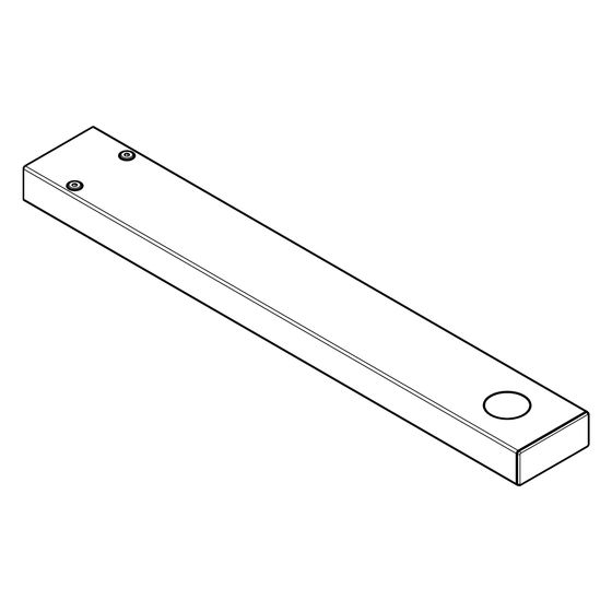 Hansgrohe Brausearm für Showerpipe, Brushed Black Chrome, 93221340