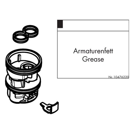 Hansgrohe Adapter für Kartusche PuraVida Mischer, 95289000