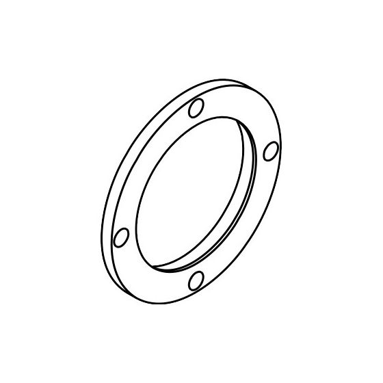 Hansgrohe AXOR Spannmutter für Uno 2-Loch Waschtischarmatur Wandmontage, 97601000