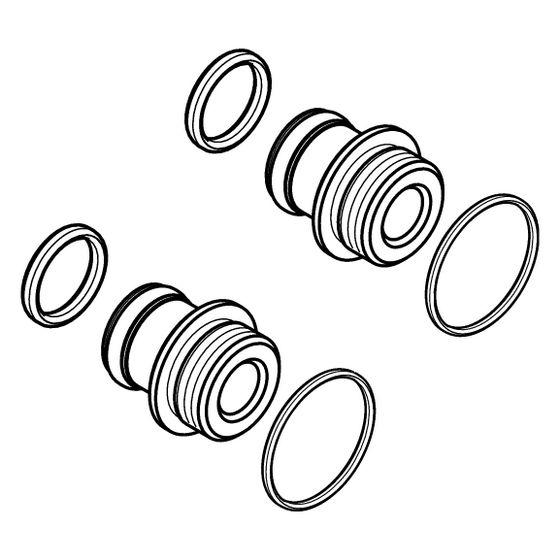 Hansgrohe AXOR Kugelanschlussnippel Set, 97236000