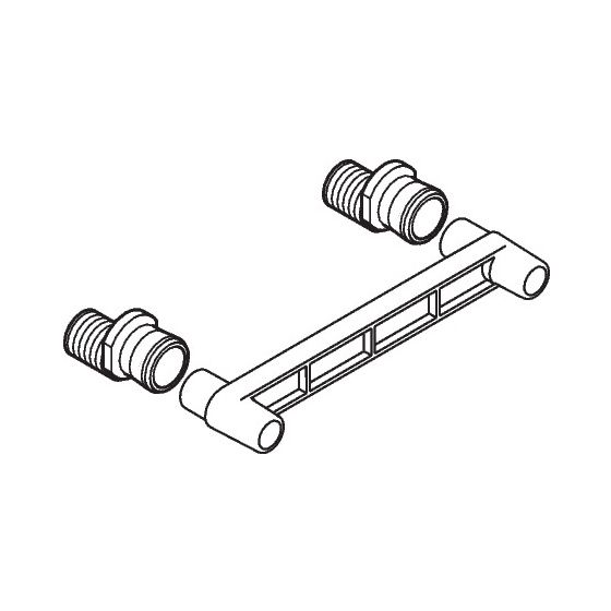 Hansgrohe AXOR S-Anschluss für Arco, Chrom, 94136000