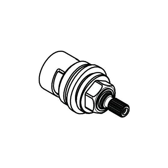 Hansgrohe Absperroberteil DN 20, 98536000