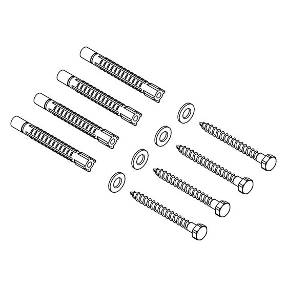 Hansgrohe Befestigungsteile DIN 571-5x60mm, 98716000