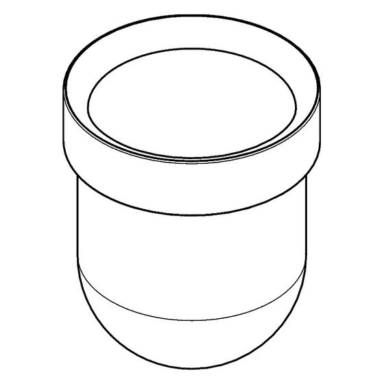 Hansgrohe Keramikeinsatz Logis WC-Bürstenhalter, 98547000