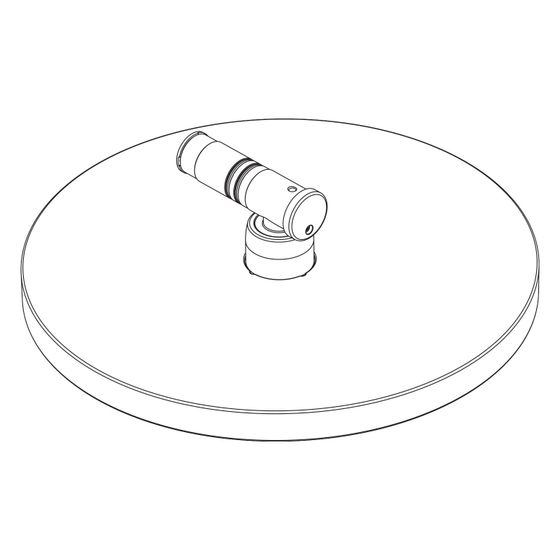 Hansgrohe Kopfbrause D. 300mm, Chrom, 98377000