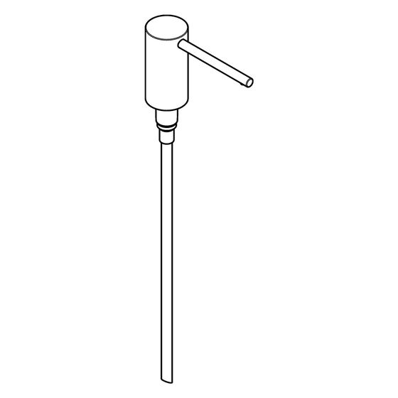 Hansgrohe Pumpe für Lotionsspender A51, A71, Chrom, 93283000