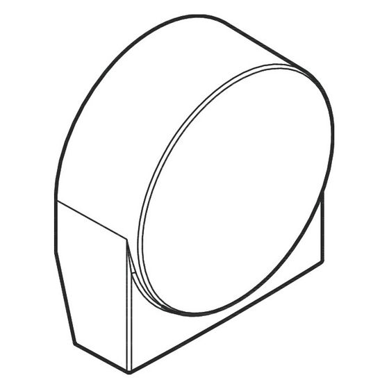 Hansgrohe Abdeckung Exafill S, Chrom, 97575000