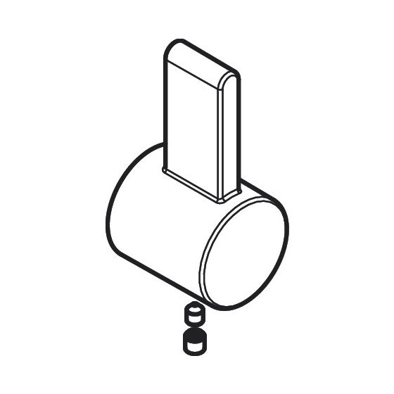 Hansgrohe Abstellgriff/Umstellgriff iBox universal, Chrom, 93522000