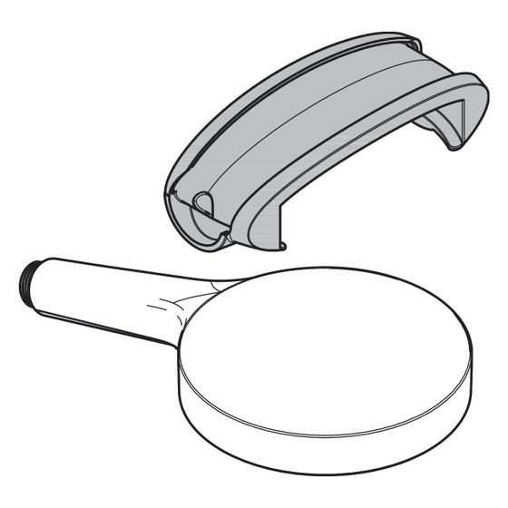 Hansgrohe Service-Set für Allrounder Handbrause, Adapter, Chrom, 93829000