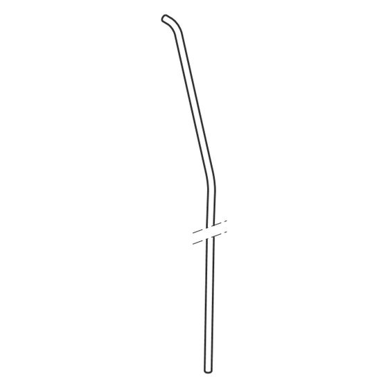Hansgrohe Vernis Zugstange gebogen, Chrom, 93683000