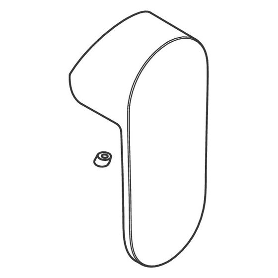 Hansgrohe Griff inkl. Griffstopfen für Vernis, Chrom, 93715000
