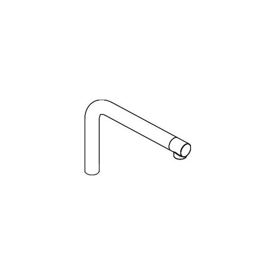 Hansgrohe Auslauf für Talis M54 Küchenmischer in L-Form, Mattschwarz, 93758670
