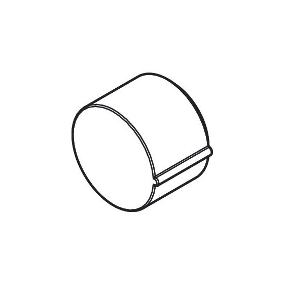 Hansgrohe Griff für Geräteabsperrventil M54, Mattschwarz, 93809670