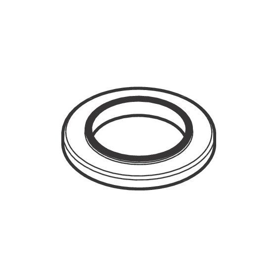 Hansgrohe Rosette 2-Loch Wanne Vernis Blend, Mattschwarz, 93946670