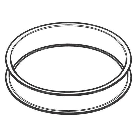 hansgrohe AddStoris Kunststoff-Ring WC-Bürste