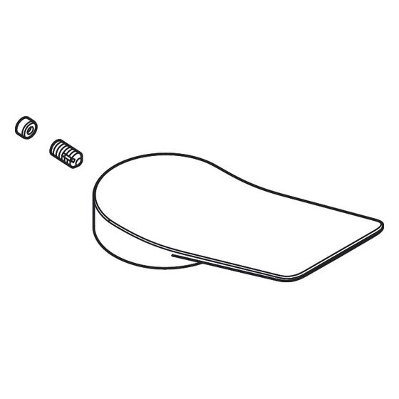 Hansgrohe Griff für Vivenis Einhebelmischer, Mattschwarz, 94277670