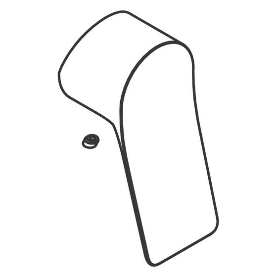 Hansgrohe Griff für Vivenis WUP/DUP, Mattschwarz, 94297670