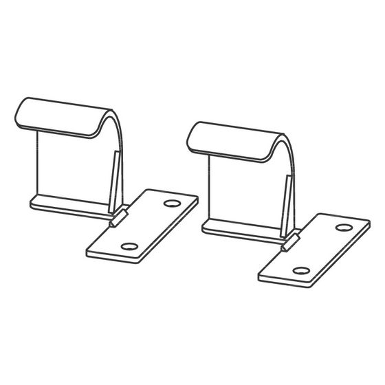 Hansgrohe uBox 50 universal Befestigung für Standard Installation, 2 Stück, 94384000