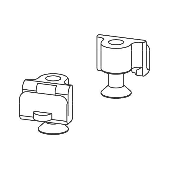 Hansgrohe Variable Montagefüße für RainDrain Rock, 16 Stück, 94334000