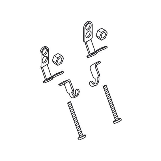 Hansgrohe Befestigungssatz für Halbsäule, 94514006