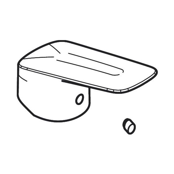 Hansgrohe Griff für Logis Slim M25 Waschtischmischer, Mattschwarz, 94376670