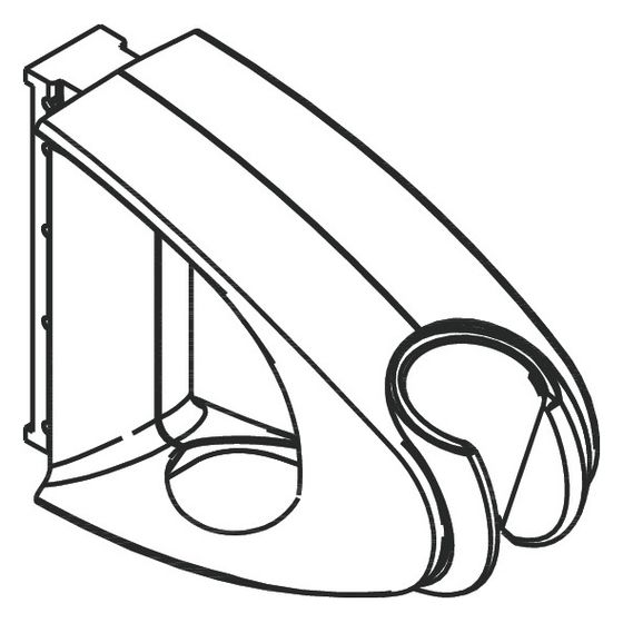 Hansgrohe Schieber für Duschpaneel Unica D/Pharo, Chrom, 97024000
