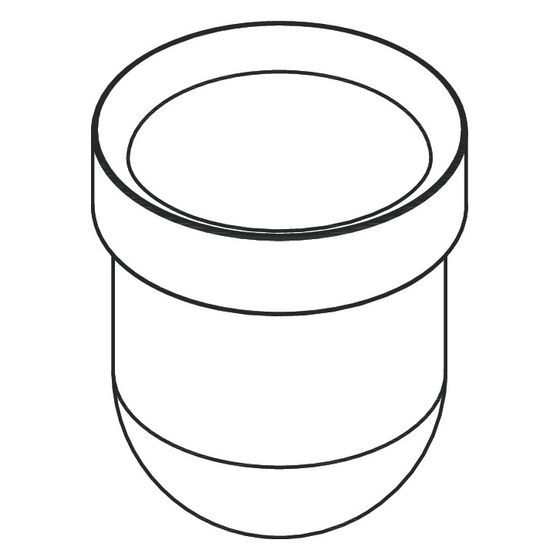 hansgrohe Logis Glaseinsatz WC-Bürstenhalter