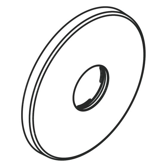 Hansgrohe Rosette für AXOR Thermostat Highflow, 150mm, 98981000
