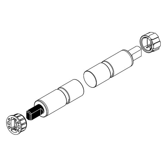 Hansgrohe Dämpfer Set für EluPura WC-Sitz, 94865000