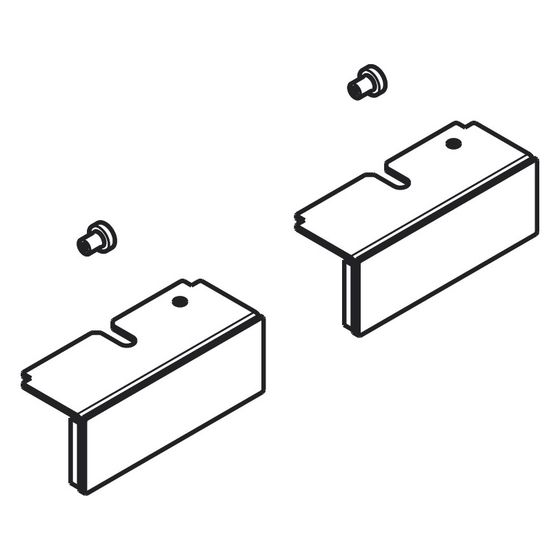Hansgrohe Verlängerungssatz für Standarmatur, 22,5mm, Edelstahl Optic, 94774800