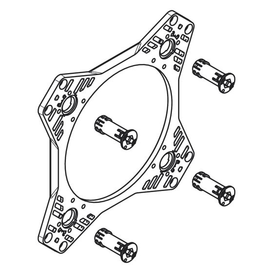 Hansgrohe Montagering für iBox universal 2, 94899000