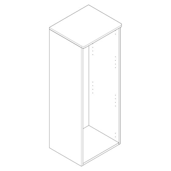 Hansgrohe Halbhochschrank Korpus für Xelu, rechts, Diamantgrau Matt, 87163000