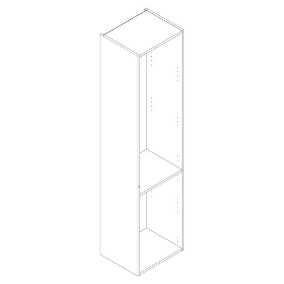 Hansgrohe Hochschrank Korpus für Xelu Q, rechts, Eiche Natur, 87187000