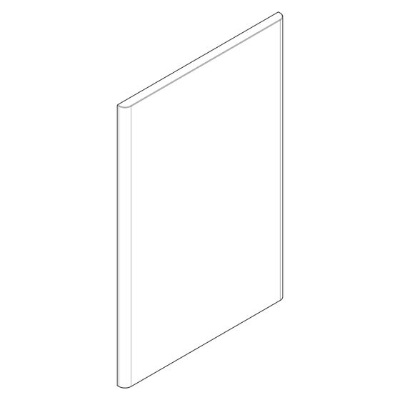 Hansgrohe Hochschrankfront für Xelu Q, unten links, Weiß Hochglanz, 87179000