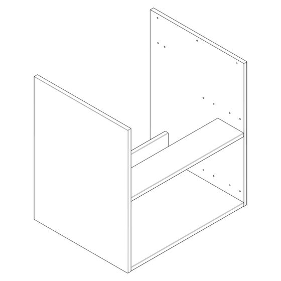Hansgrohe Korpus WXTR058, Diamantgrau Matt