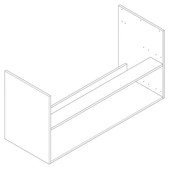 Hansgrohe Korpus für Xelu Q 1180, Eiche Natur, 87259000