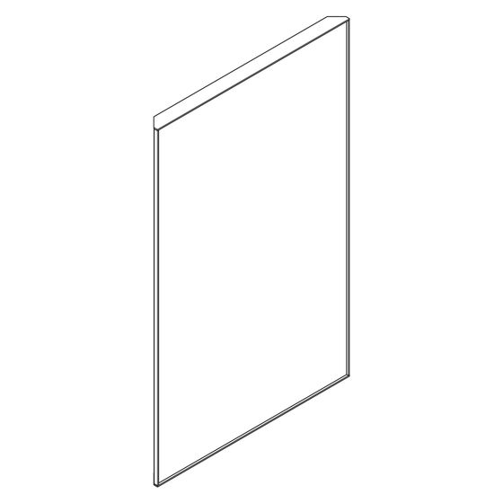 Hansgrohe Front Waschtischunterschrank links, Weiß Metallic, 87600320