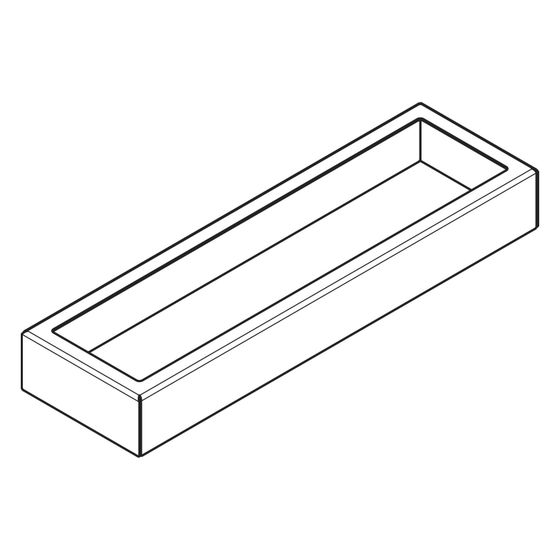 Hansgrohe Abdeckung für XtraStoris Abfalleimer, 15x30x10, 87692000