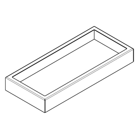 Hansgrohe Abdeckung für XtraStoris Abfalleimer, 15x30x14, 87693000