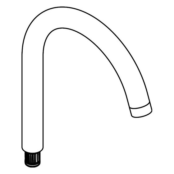 Hansgrohe Auslauf Talis S2 Waschtischmischer Schwenkauslauf, Chrom, 95494000