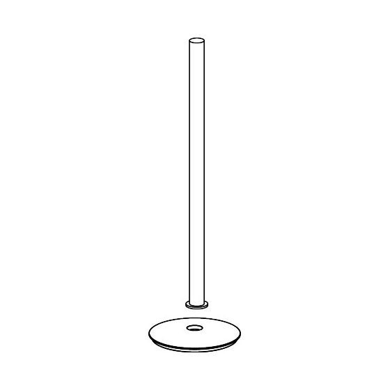 Hansgrohe WC-Bürstenstiel für XtraStoris, Chrom, 87731000
