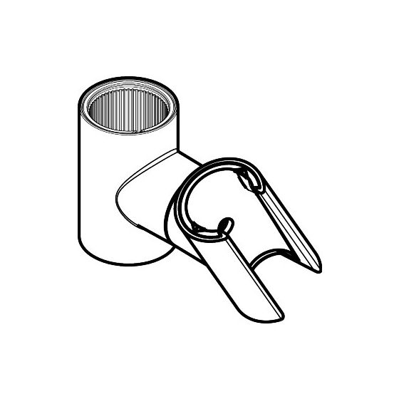 Hansgrohe AXOR Brausehalter für Starck Wandstange, Chrom, 96311000